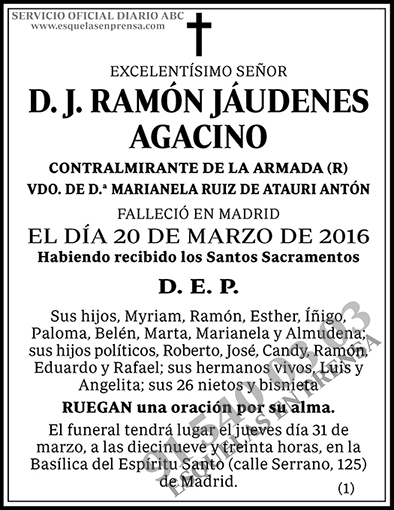 Ramón Jáudenes Agacino